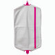 Personalized Natural Garment Bag with Pink Trim Image 3 of 3